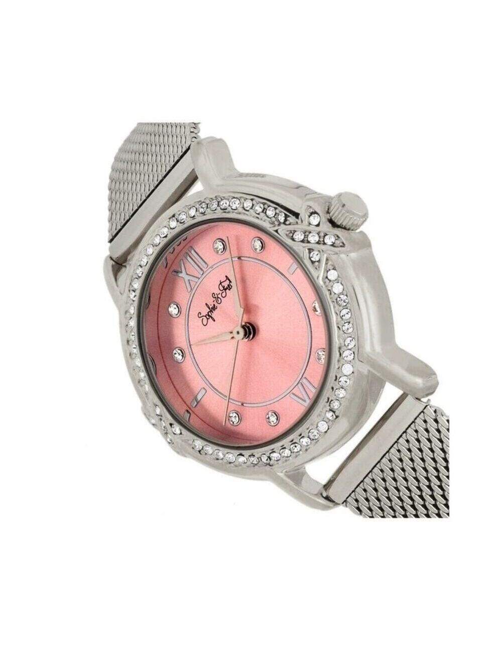 WOMEN'S WATCH SOPHIE & FREDA LUXURY "RENO" BRACELET WITH SWAROVSKI CRYSTALS NEW! - Picture 3 of 5